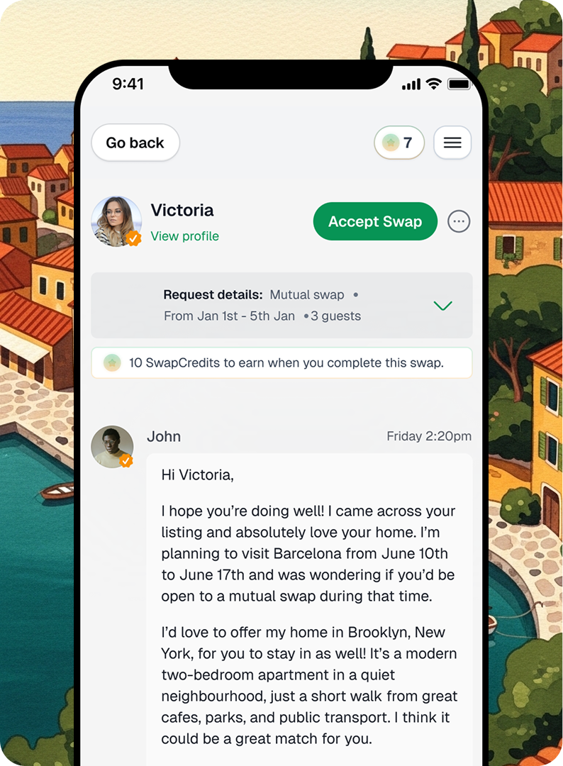 Start your swap journey
